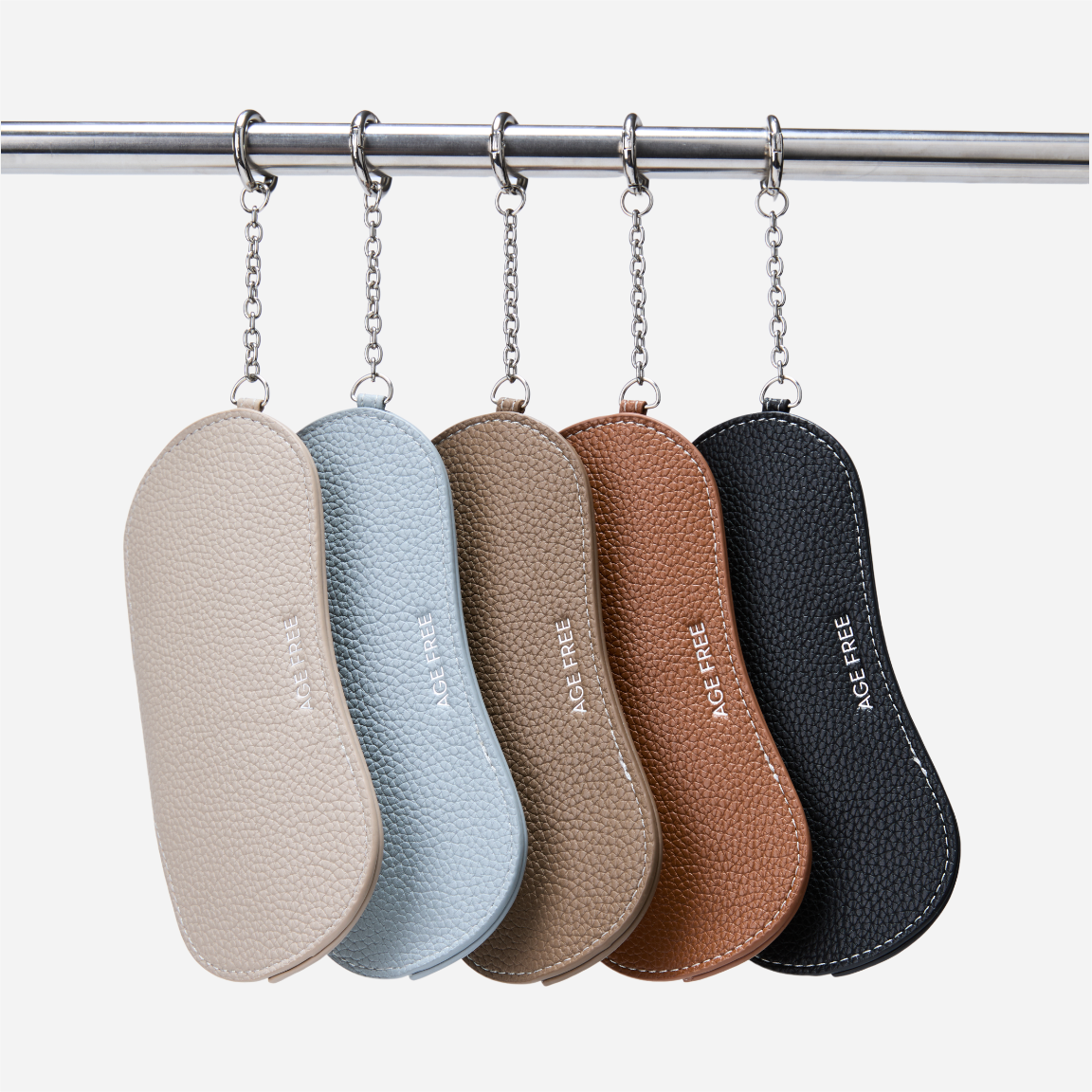 Age Free Hanging Leather Glasses Pouch