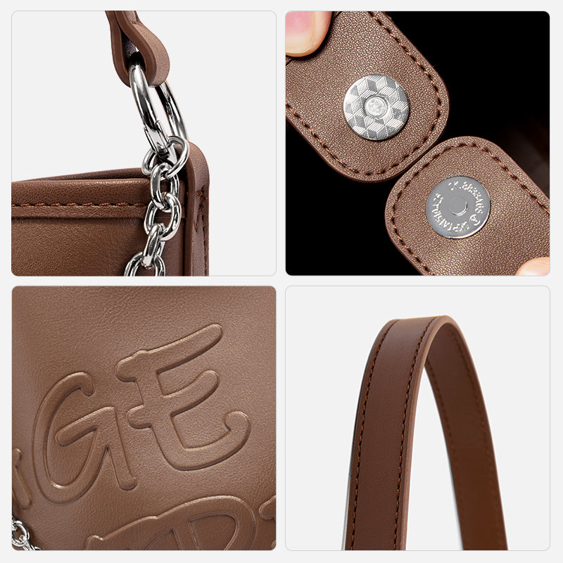 Meli Bag - Embossed Signature Bucket