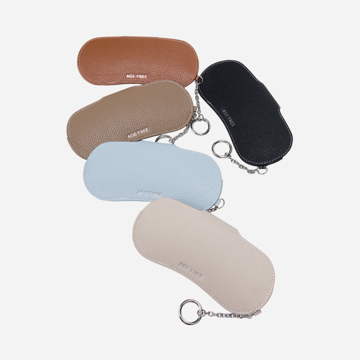 Age Free Hanging Leather Glasses Pouch