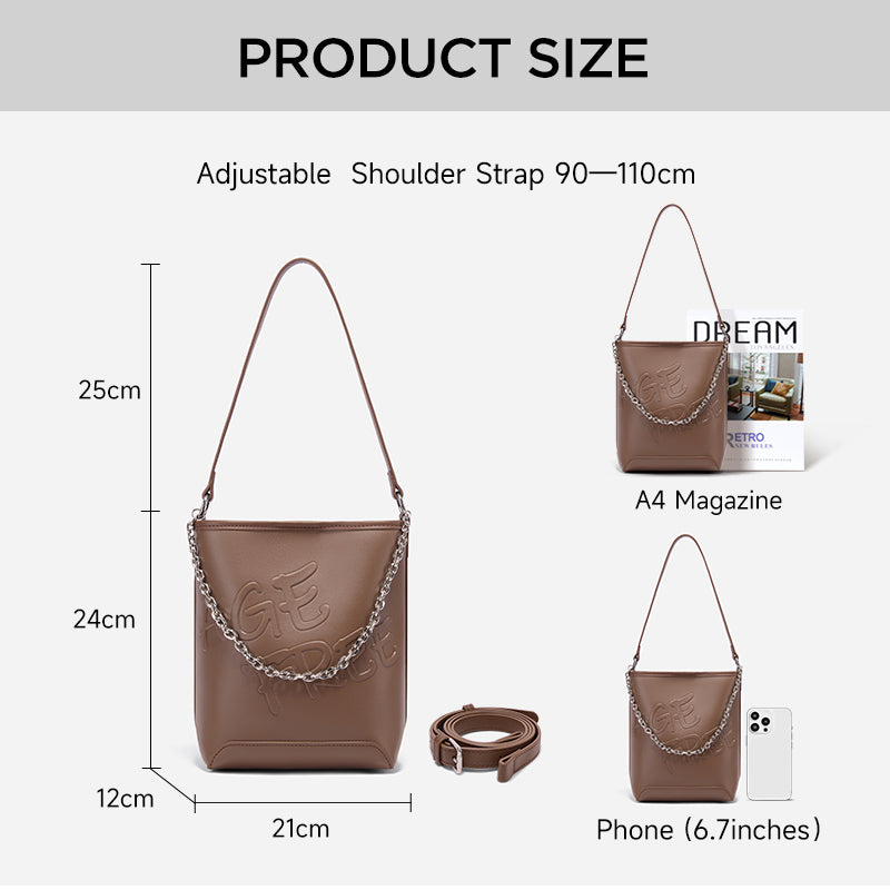 Meli Bag - Embossed Signature Bucket